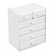 Sorbus Acrylic Makeup Organizer - Organization and Storage Case for Cosmetics, Skin Care, Make Up, & Jewelry with 4 Large, 2 Small Drawers